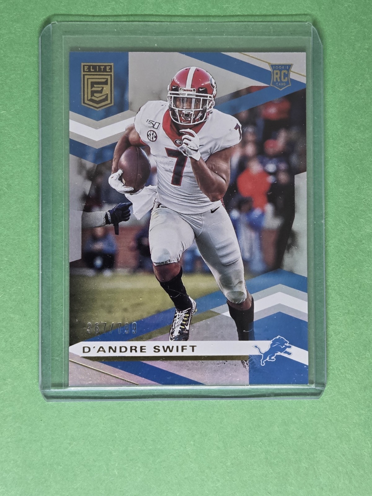 2020 Panini Donruss Elite Rookies /799 D'Andre Swift #109 Rookie RC