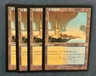 MTG 4X JAPANESE INVASION COASTAL TOWER NM MAGIC THE GATHERING UNCOMMON LAND