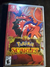 Pokemon Scarlet - Nintendo Switch. Cover Art Is NOT Original.