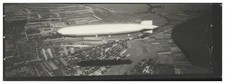 ZZ-3765/ LZ 127 Zeppelin über Schaichof Foto Luftbild 18 x 6 cm  ca.1935