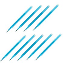 Pilot FriXion Gel Ink Refills Fine Point 0.7mm Light Blue Pack of 9 for Pens