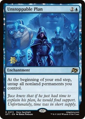 1x Unstoppable Plan - Foil - Prerelease Promo NM-Mint, English Prerelease Promos
