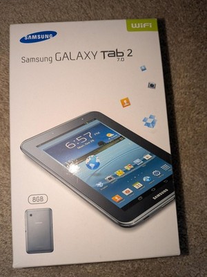 Samsung Galaxy Tab 2 7.0 - NIB Sealed - 8GB w New Case/Pouch Bundle