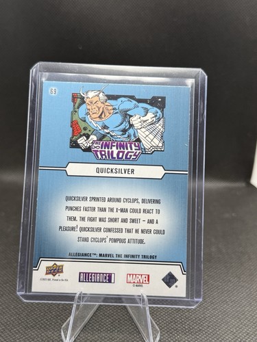 2023 Marvel Allegiance Infinity Trilogy base argento vivo #69 - Foto 2 di 2