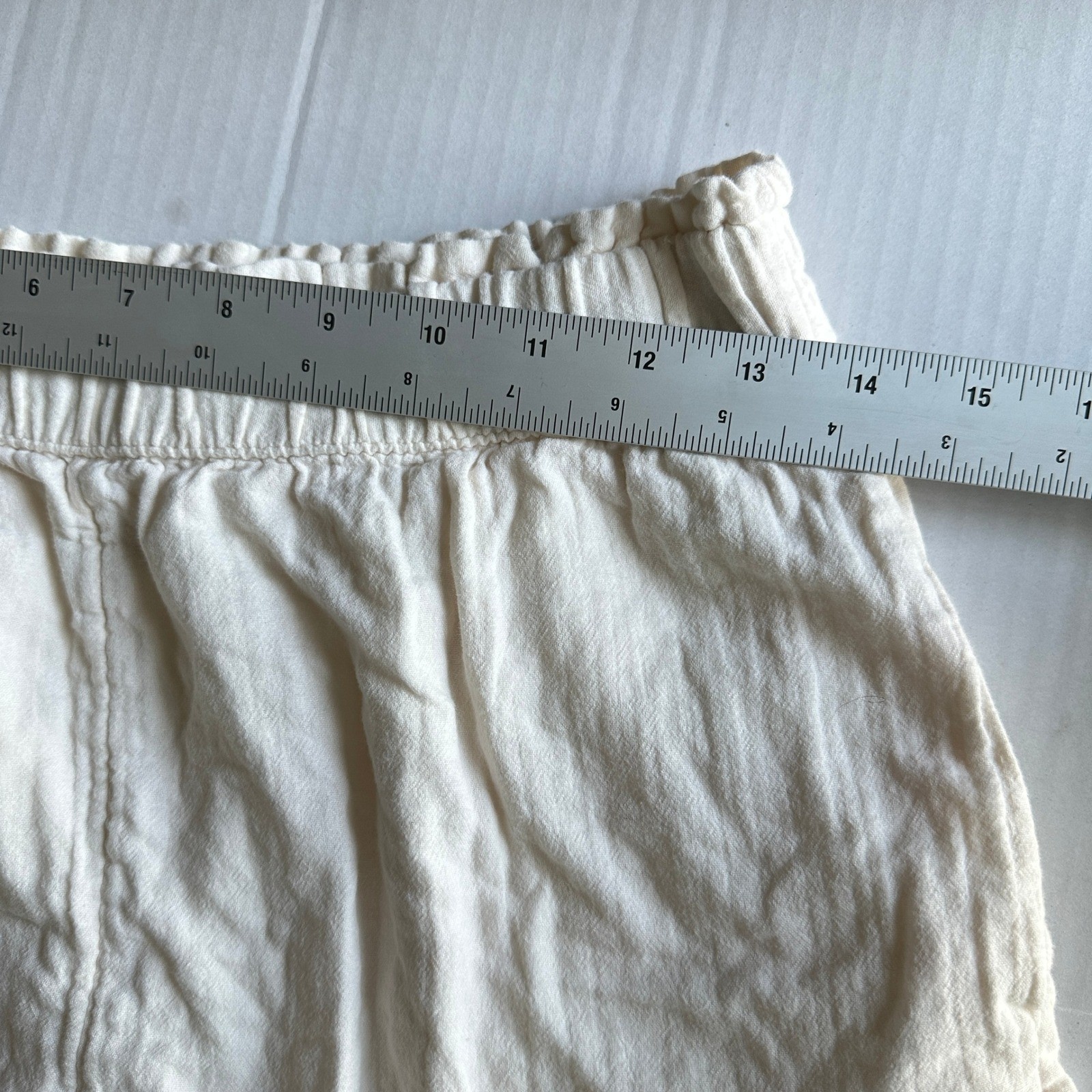Universal Thread Short  Beige Cotton Elastic Wais… - image 7