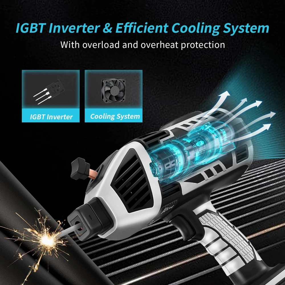 Saker Portable Electric Welding Machine,110V Portable Welder Handheld with IG