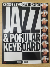 JAZZ & POPULAR KEYBOARD - CHORD PROGRESSIONS - KEN BAKER - FREEPOST - Good Clean