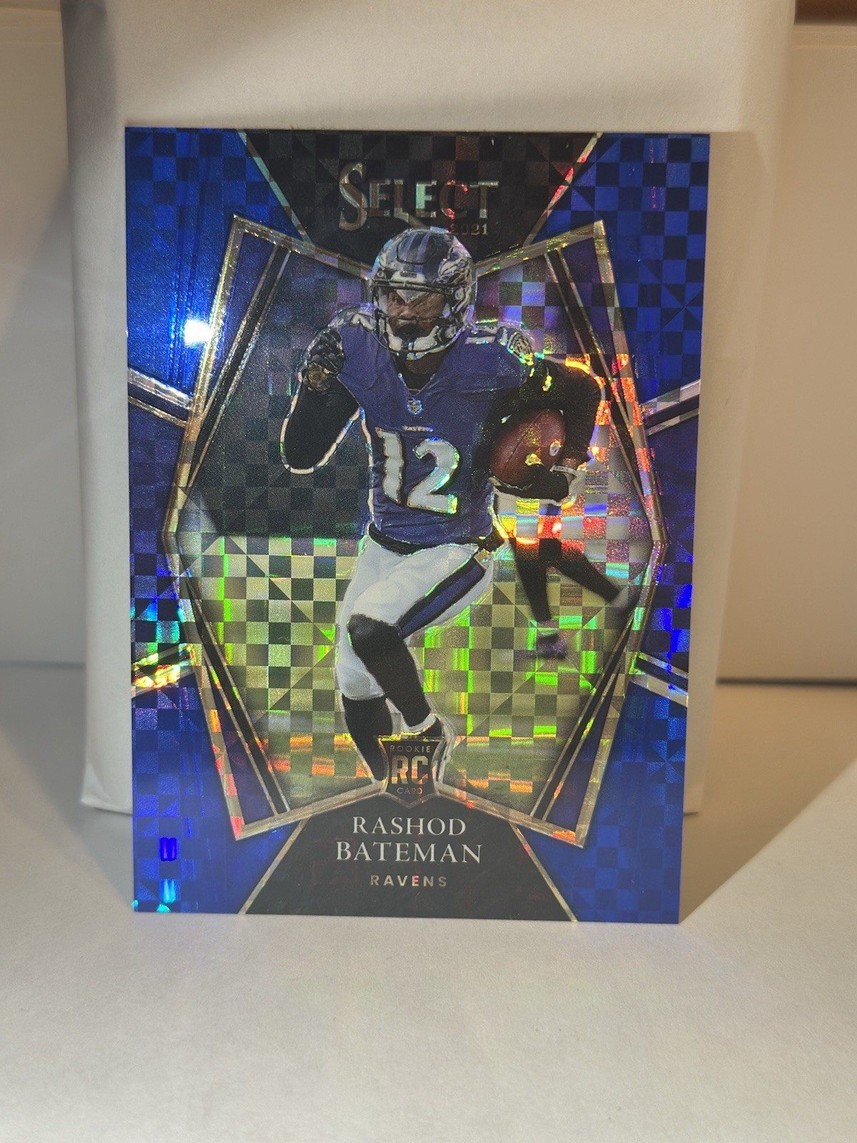 RASHOD BATEMAN /149 Blue Prizm Rookie🔥2021 Select Premier Level #155 RC🔥Ravens