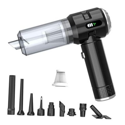 Handheld Car Vacuum Cleaner, 25000PA Strong Cyclonic Suction Portable Silver