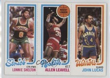 1980-81 Topps Lonnie Shelton Allen Leavell John Lucas #96-104-231 0u2j