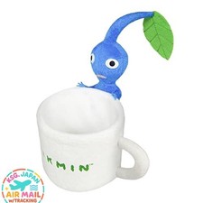 Pikmin Plush Accessory Holder Blue Pikmin Mug Cup H15cm Sanei Boeki fm Japan