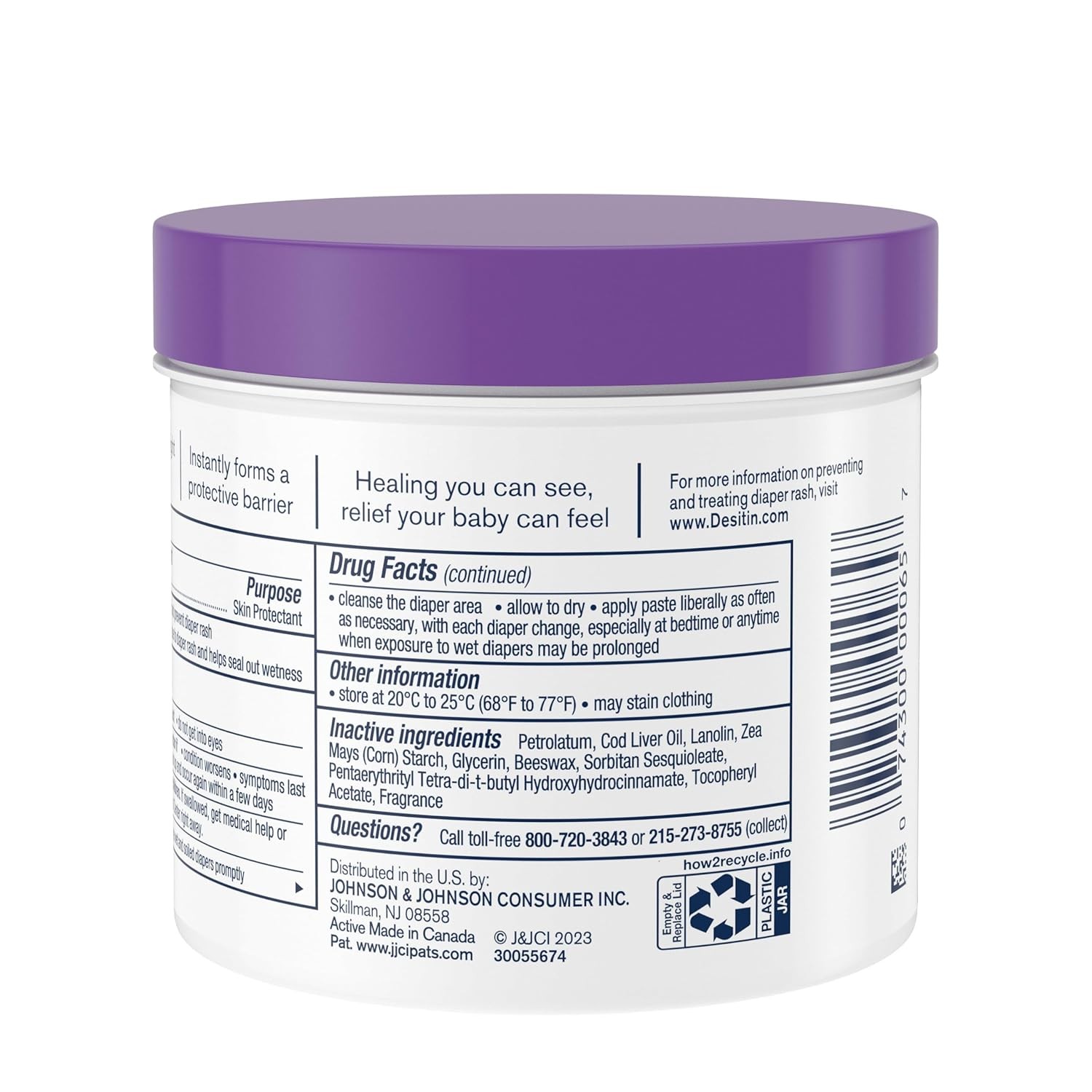 Desitin Maximum Strength Baby Diaper Rash Cream, 40% Zinc Oxide for Treatment, R