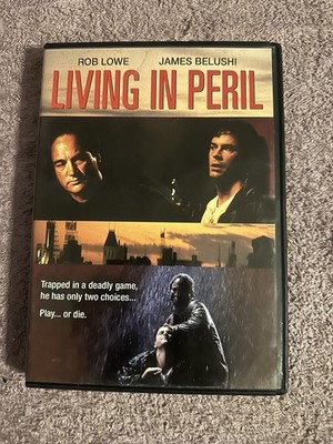 LIVING IN PERIL (DVD, 2008) Rare OOP Rob Lowe, James Belushi (1997) Movie