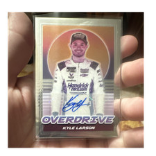 Panini 2022 Chronicles Kyle Larson Hendrick Overdrive Auto Insert #20 NASCAR