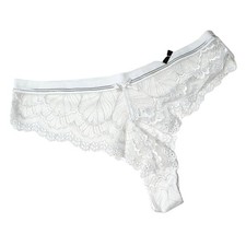 Frederick  s of Hollywood Cheeky Panties Size 1X Caroline White Lace Lingerie