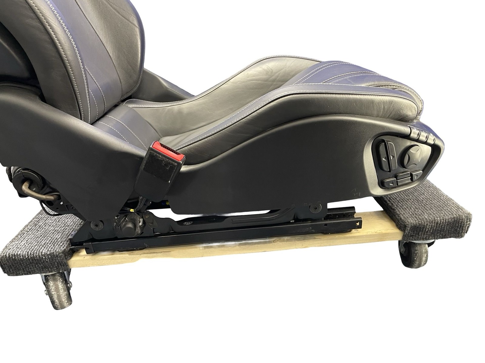 2018-2023 MCLAREN 720S OEM FRONT LEFT RIGHT SEAT ASSEMBLY SET BLACK LEATHER