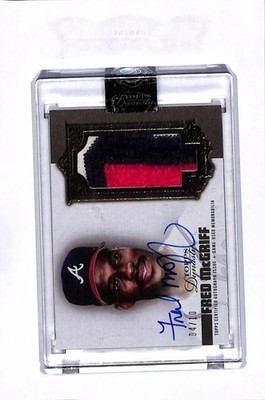 2019 Topps Dynasty Fred McGriff #DAP-FM1 04/10 Patch Auto