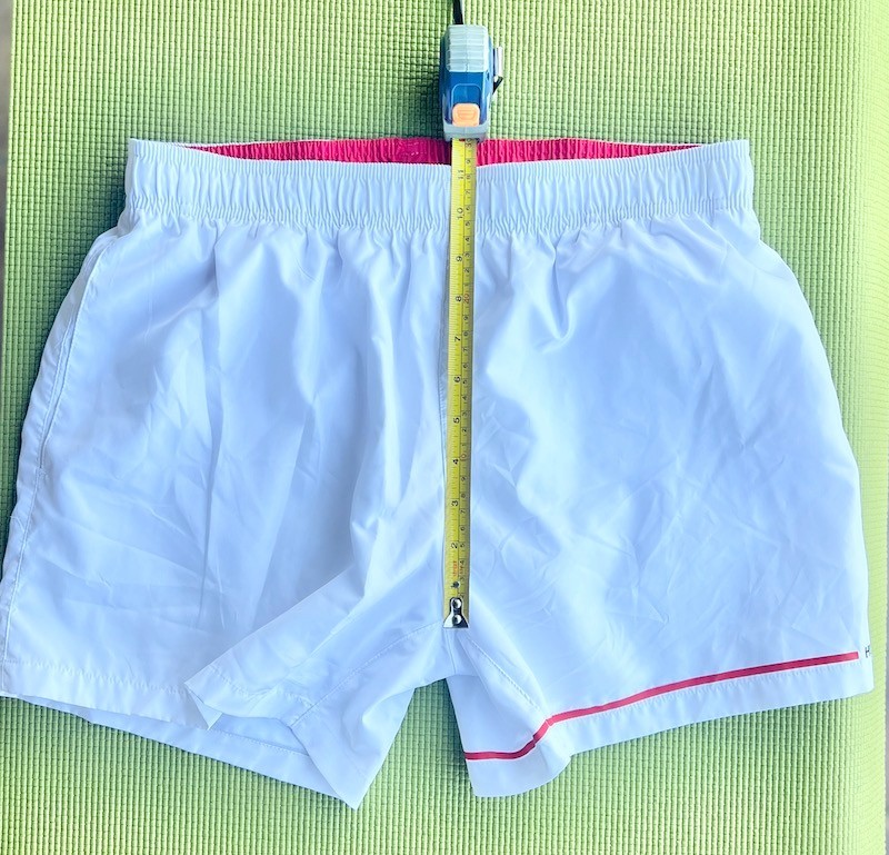 NWOT BOSS by Hugo Boss Beach Men's White Swim Lined Trunks Size L (4.75 Inseam) thumbnail 4