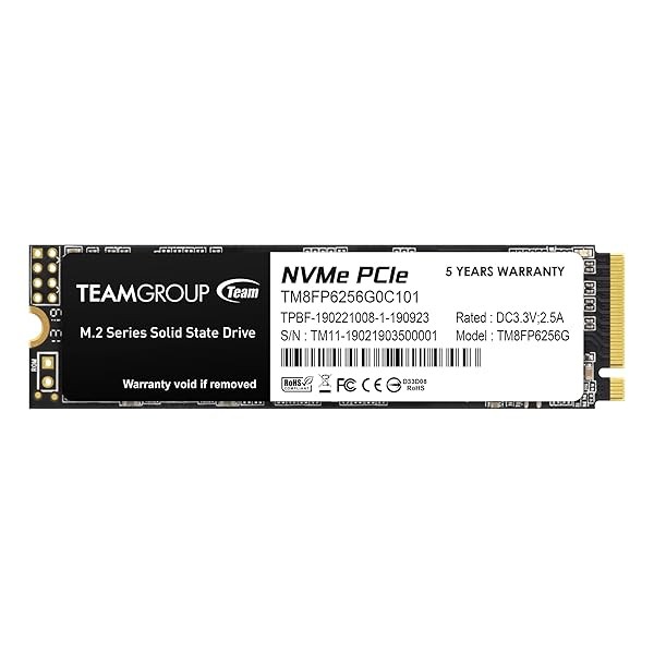 Team MP33 (TM8FP6256G0C101) 256GB NVMe M.2 PCIe Gen3, 2280
