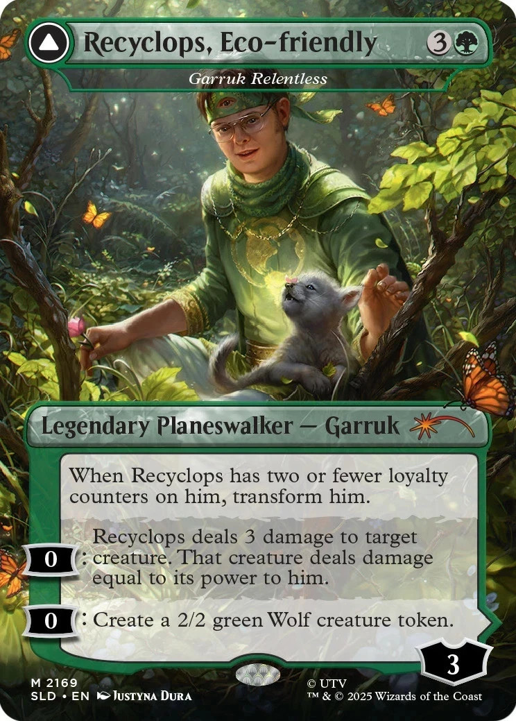 MTG Secret Lair Secret Scare Superdrop The Office Dwight's Destiny