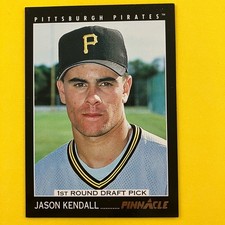 Jason Kendall 1993 Pinnacle Rookie Card #458 MLB Pittsburgh Pirates. rookie card picture