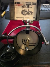 Vintage MITCHELL GARCIA 300 Spinning Reel NOS Fishing Reel In Box W/Spool