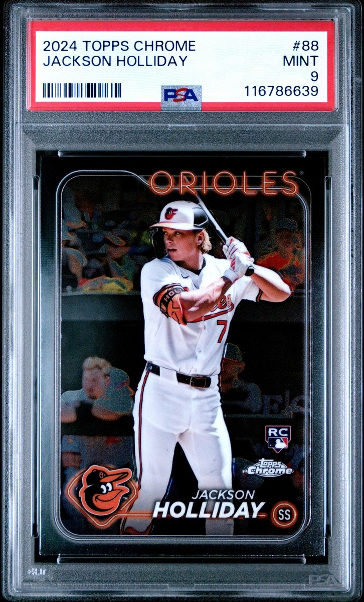 2024 TOPPS CHROME #88 JACKSON HOLLIDAY PSA 9 | eBay