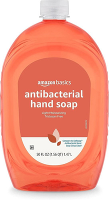 #ad Amazon Basics Antibacterial Citrus Hand Soap Refill 50oz Triclosan Free $10.99