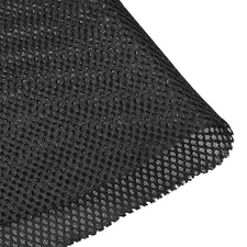 1PCS Speaker Grill Cloth 1x1.45M Polyester Fiber Stereo Mesh Fabric Black