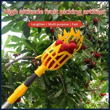 Dispositivo di raccolta giardino fattoria attrezzi da giardino cesto profondo raccogli frutta testa comodo