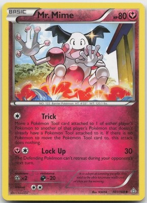 Mr. Mime Uncommon Fairy XY - Primal Clash 101/160 LP 2015 TOKIYA