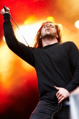 Unearth Trevor Phipps Performing Live Onstage Historic Old Music Photo 3