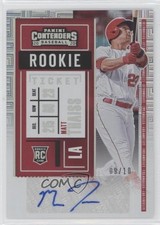 2020 Panini Contenders Building Blocks Ticket 9/10 Matt Thaiss #140 Auto 17hc