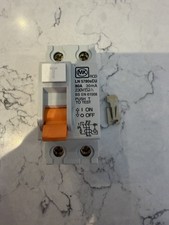 MK LN5789s 80a 30mA AC RCD Tested For Correct Function