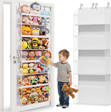 Heavy Duty Stuffed Animal Storage, 4-Tier Cle...