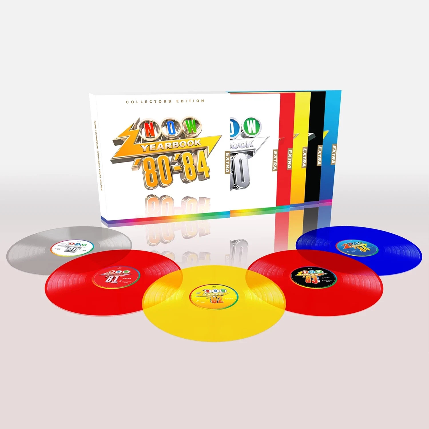 NOW Yearbook Extra '80-'84. Colour Vinyl 5LP Vinyl 12"" Box Set NEW & SEALED*