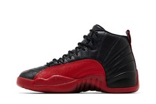 Nike Air Jordan 12 Retro 2025 Flu Game Black/Red Bred REAL AUTHENTIC Men's Sizes