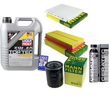 Kit Revisione 5L Liqui Moly Top Tec 4100 5W-40 per Fiat Bravo II 1.4