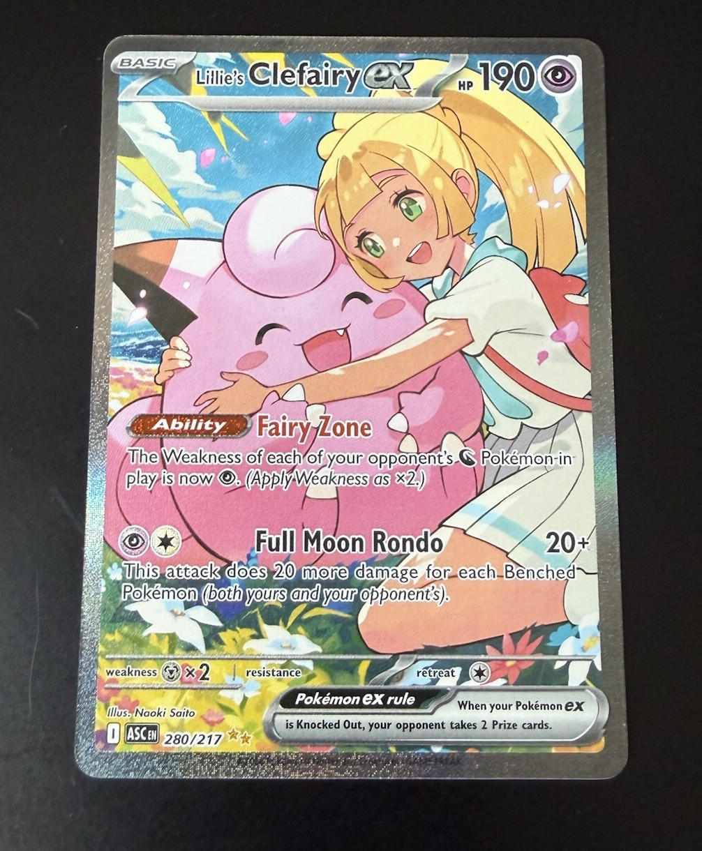 Lillie's Clefairy ex 280/217 Me: Ascended Heroes Holo