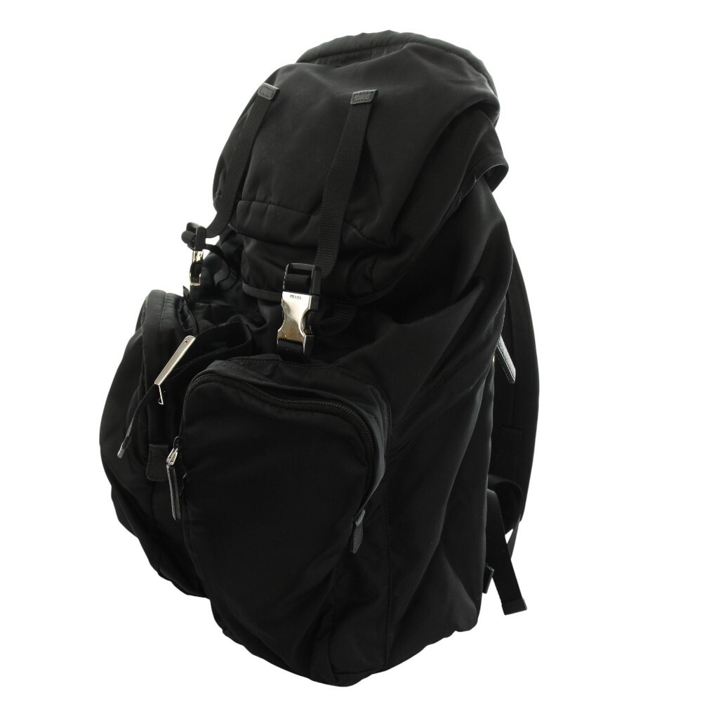 PRADA tessuto nylon black backpack bag black AQ OS OH men s ladies from japan thumbnail 2