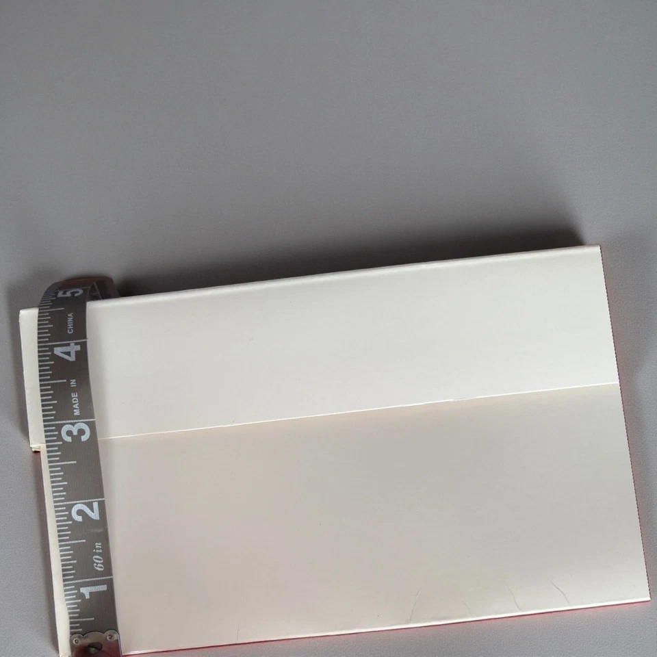 Vintage COACH Gift Box 12.5 x 10.5 x 4.5 White Red Empty  - Image 4 of 4