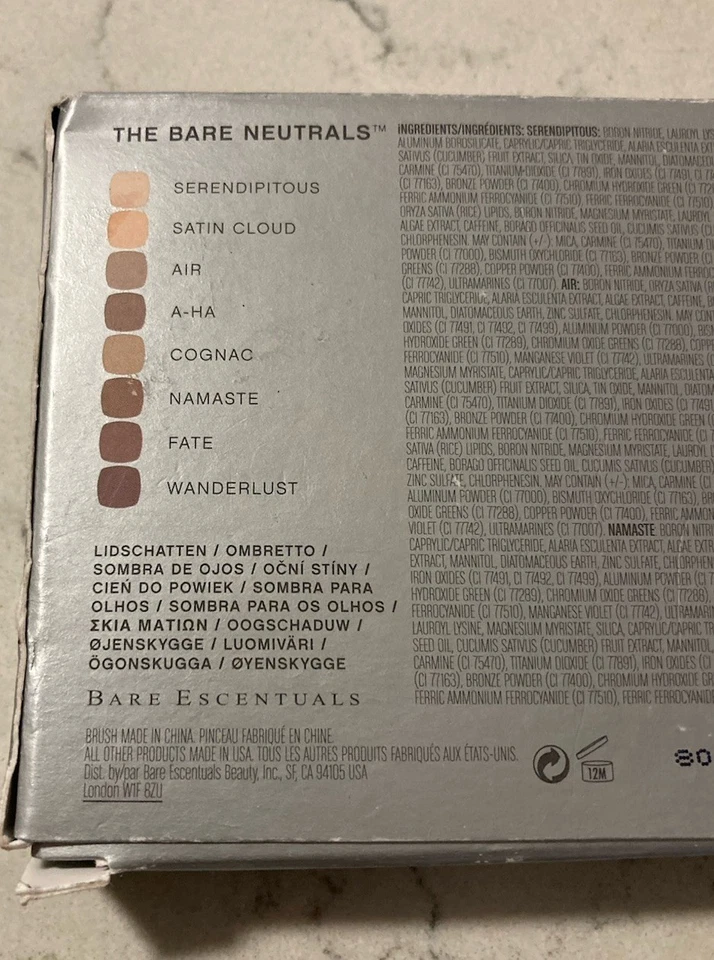 BareMinerals Ready Eyeshadow 8.0 - The Bare Neutrals 0.29 Oz - Image 3 of 4