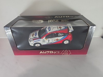 1/18 AutoArt Ford Focus #7 WRC Colin McRae / Grist 1999 Diecast Rally Race Car