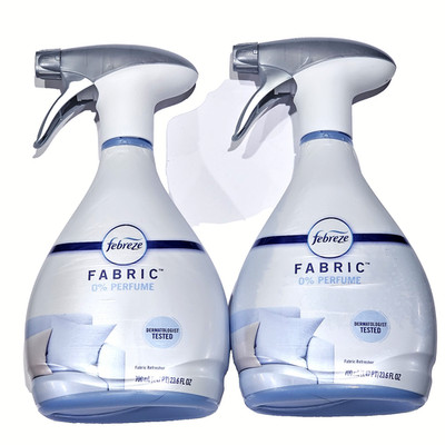 2 Pack Febreze Fabric 0% Perfume Dermatologist Tested 23.6oz