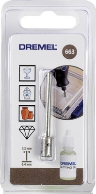 Bohrer Dremel 663 Diamant für Glas  Bohrer