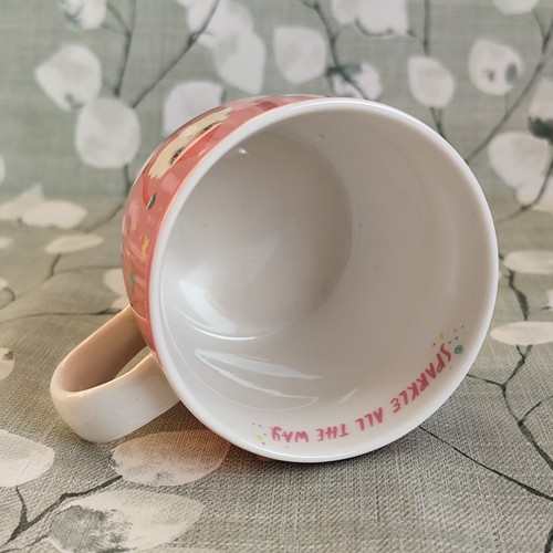 Santa Einhorn Weihnachten "Sparkle All The Way" Kinder Mädchen Tasse Keramik 3" - Bild 6 von 9