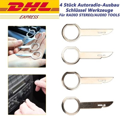 4PCS Autoradio CD Stereo Entfernung Release Tool Pin Key Set Für VW Audi Ford DE