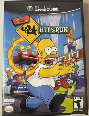 #ad The Simpsons: Hit amp; Run GameCube 2003 No Manual Tested Working $84.99
