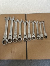 Blackhawk Metric Flex Head Ratcheting Combination Wrench Set 10pc Blackhawk Metric Flex Head Ratcheting Combination Wrench Set 10pc