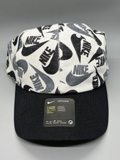 NWT Nike Heritage 86 Spell Out AOP Adjustable Golf Cap CU6356-102 RARE